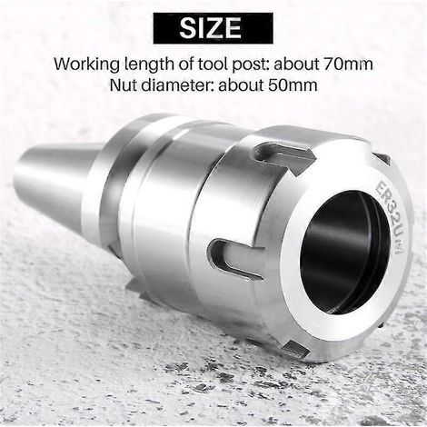 Mandrins de fraisage à pinces BT30-ER32 70, porte-outil CNC haute précision pour fraisage et tournage (1/5)