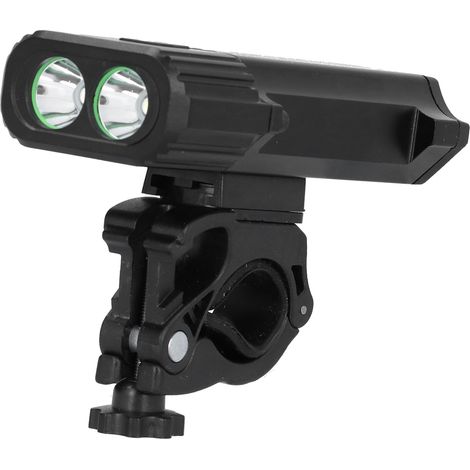 Fahrradlicht-Set, Frontlicht, USB-aufladbar, wasserdicht, Aluminiumlampe (1/5)