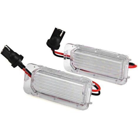 Éclairage plaque LED pour Jaguar XF X250 / XJ X351 – Luz blanca brillante, mejora visibilidad nocturna (1/5)
