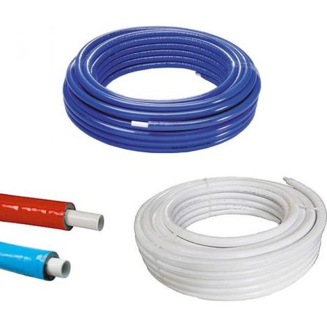 TUBO MULTISTRATO AL/PEX RIVESTITO COIBENTATO 6 mm -VENDITA AL METRO- 16x2mm
