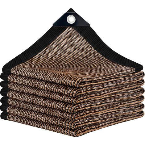 Filet D'ombrage - Filet Ombrage Exterieur de 85%,Résistant aux UV - avec Bordure,avec œillets,Facile à Suspendre,Toile Ombrage pour Voiture,Jardin, Serre,Camping. (1/5)