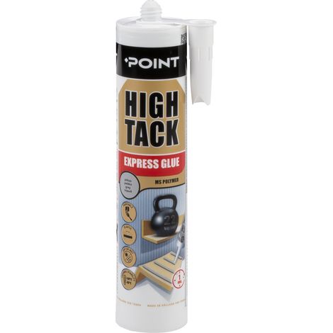 Point Montagekleber HIGH TACK für sehr schwere Bauelemente MS-Polymer Innnen- & Außen 290 ml: 1 Kartusche, grau (1/4)