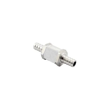 VALVOLA DI RITEGNO DEL CARBURANTE 8 mm/ARGENTO