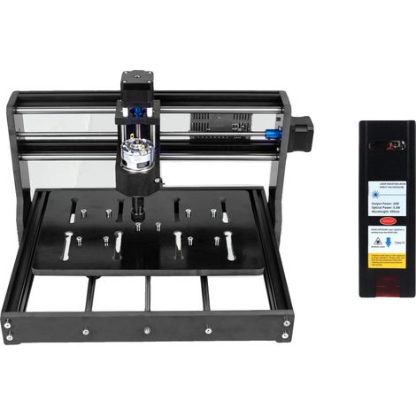 Graviermaschine, Desktop CNC Router, GRBL-Controller, FÜGE 20w Laser hinzu (1/2)