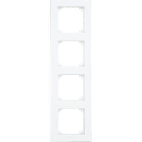 MERTEN 486419 M-PLAN CACHE POUR 4 PRISES BLANC POLAIRE