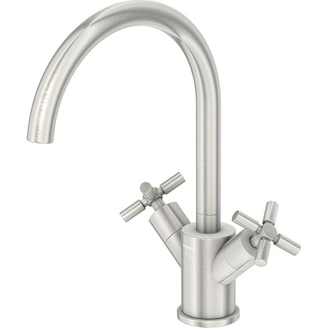 Steinberg 250 - Waschtischarmatur mit Ablauf, Nickel gebürstet 250 1500 BN (1/5)