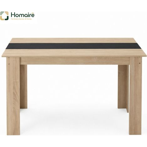 Schwarzer Esstisch 120 x 69 x 75 cm HOMAIRE (1/5)