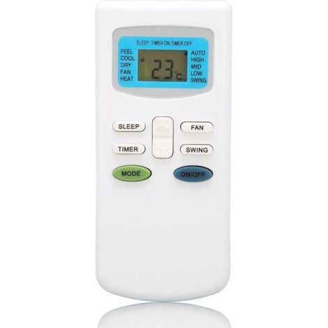 Universal Air Conditioner Remote Control Compatible for TCL, for Dronic, for Klimaire, for Pioneer, for Ciac, for Airton, for Dronic, for Fujico, for Universal Asia, for Airmaster, for (1/5)