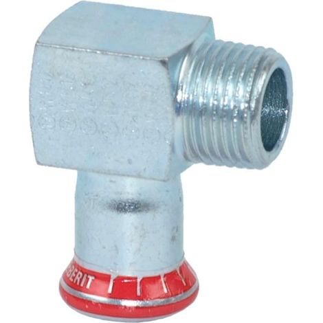 GEBERIT AG 21615 MAPRESS C-ST ÉQUERRE DE TRANSITION 18 MM X R 12 90 G