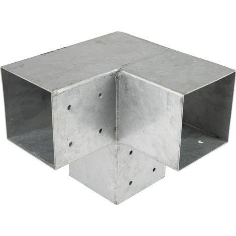 Pergola Connexion d'angle pour poteaux 12 x 12 cm Modèle Cube - (1/5)