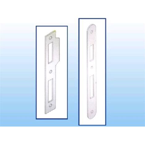 Contropiastra per serrature Patent d.f. 70 Finitura Bronzata - bordo piano 1Pz