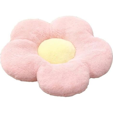 Coussin - - Fleurs - 40x40cm - Rose - Confortable et décoratif (1/4)