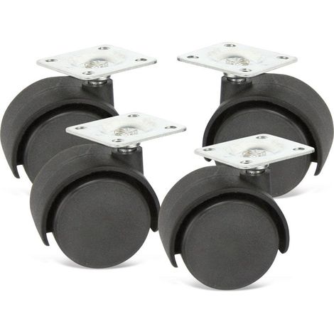 Laufrollen-Set, Ø 40 mm, 4 Stück, Doppellaufrollen