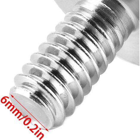 Boulon et écrou de fixation de selle en acier inoxydable (1 pièce) pour Sportster 1996-2017 (1/5)
