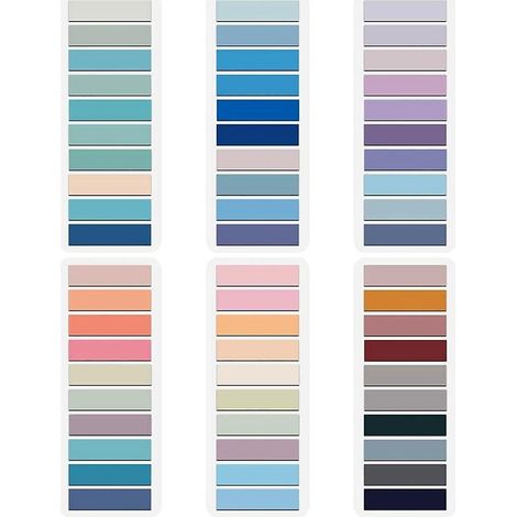 1200 marque-pages, onglets autocollants Morandi colorés, inscriptibles et amovibles (1/5)