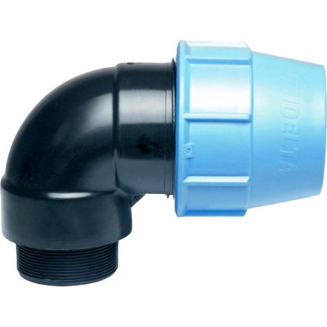 Coudes Mâles à 90° à Compression Pn16 Pour Tuyau Pe D40x1''