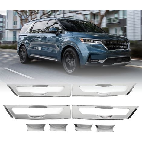 Cache décoratif pour portière extérieure avec finition électroplaquée brillante, compatible avec Kia Carnival KA4 2022+ (1/5)