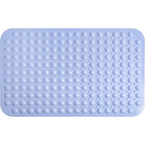 Tapis de bain antidérapant – Bleu – 36x71 cm – Douche et sécurité – Étanche – Salle de bain (1/5)