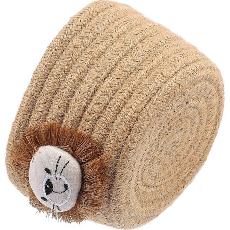 Panier à linge tressé, organisateur de salle de bain tressé, panier à linge tressé, panier de rangement pour chambre d'enfant, paniers en tissu, bac de rangement pour jouets (1/5)
