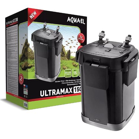 Aquael Ultramax 1500 filtro negro para acuario