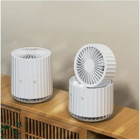 Ventilatore nebulizzatore, ventilatore da tavolo con funzione spray, ventilatore portatile con nebulizzatore d'acqua, ventilatore da tavolo per umidificazione, ventilatore nebulizzatore per esterni 10 (1/5)