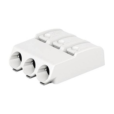 Bornier à ressort WAGO 2060-453/998-404 0.75 mm² Nombre de pôles 3 blanc 1 pc(s) (1/2)