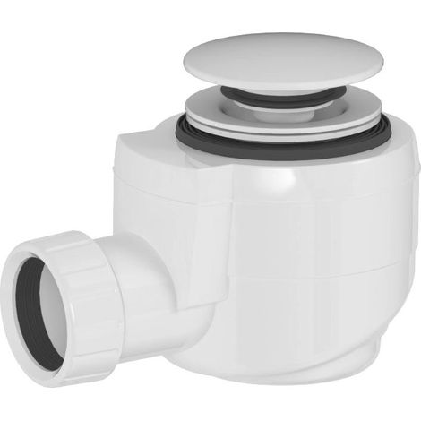 Polysan - Garniture de vidage de baignoire, ClickClack, blanc mat 71714W (1/2)