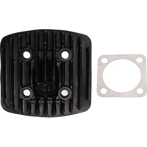 Coperchio della testata, testata del cilindro motore in lega di alluminio nera per motociclette da 66cc e 80cc.