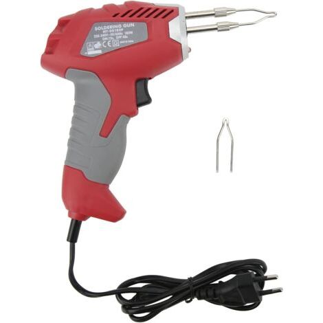 Pistolet à souder 180 W, kit de fer à souder ABS, alimentation manuelle 200 °C, avec panne à souder pour téléphone à puce, prise UE 220-240 V (1/5)