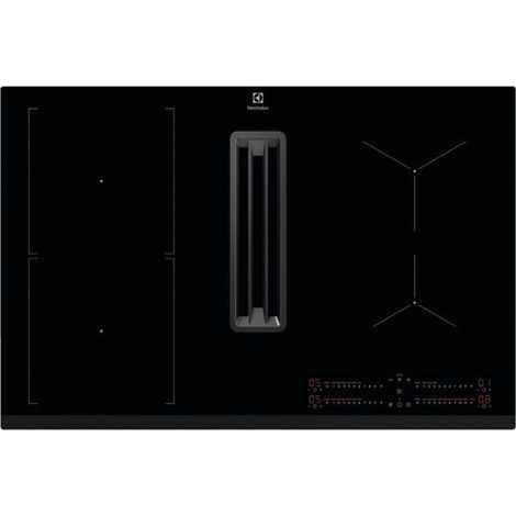 Electrolux KCC83443 Kochfeld mit Dunstabzug schwarz