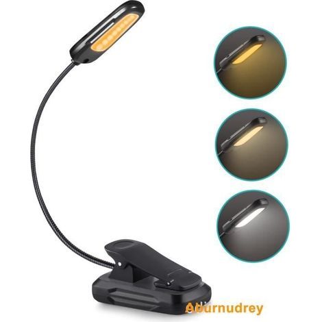 Reading Lamp - AUDBURN - Rechargeable - 3 Brightness Modes - 360° Flexible - LED (1/4)