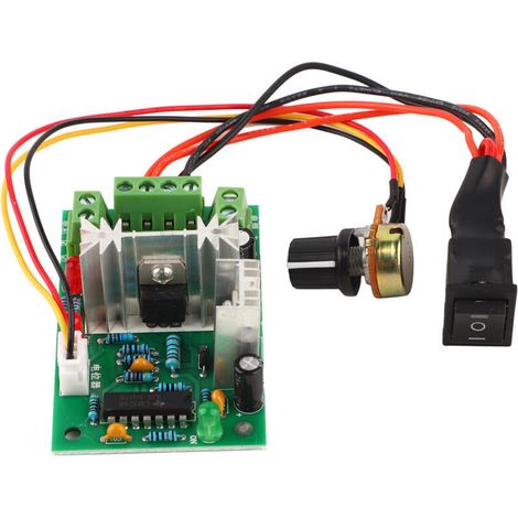 5-30V 150W PWM-Controller für Gleichstrommotoren - Reversible und einstellbare Drehzahlregelung (1/5)