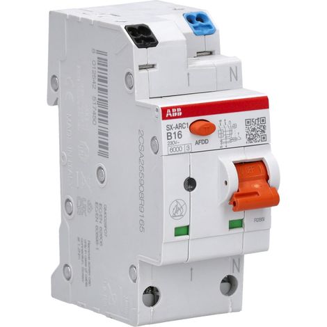 ABB ABB FEHLERLICHTBOGEN-SCHUTZEINRICHTUNG AFDD+LS SX-ARC1-B16 6KA 1P+N 2TE+LS (2CSA255908R9165)