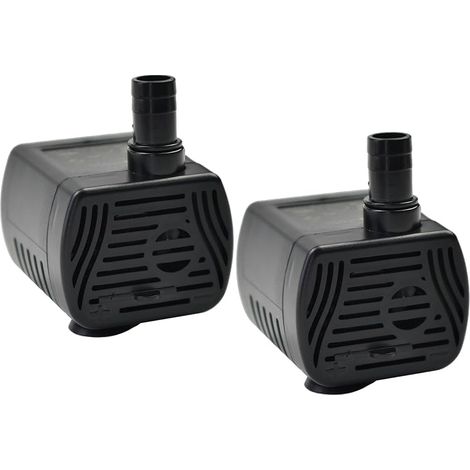 2PCS Micro-pompe submersible DC 3,5-9V avec interface USB, débit de 200L/h réglable, adaptée aux panneaux solaires et fontaines à chat. (1/5)