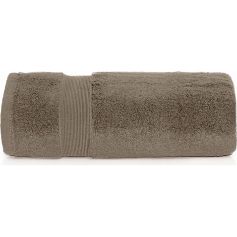 Asciugamano 70x140 Rocco tortora beige scuro 600g 100% cotone (1/5)