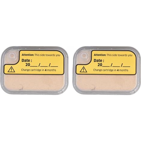 Lot de 2 cartouches de rechange pour nettoyeur vapeur pour nettoyeur vapeur vertical Karcher SC 1, accessoire de rechange pour filtre de réservoir d'eau (1/4)
