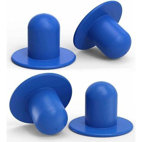 Lot de 4 Bouchons pour Piscine Intex Compatible avec Filtre au Sol et Pompe de Filtration (1/4)