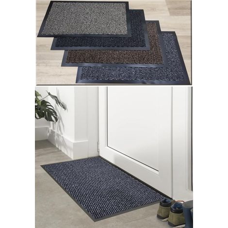 Paillasson pour extérieur et intérieur – Paillasson en Moquette avec Caoutchouc antidérapant et imperméable – Paillasson pour Porte de Maison ou d'entreprise – Tapis enlève la Boue (1/5)