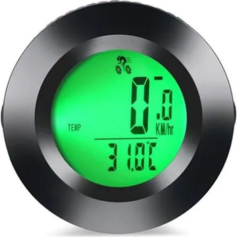Compteur Vélo Sans Fil Étanche-Rétroéclairage 3C,Multifonction(KM/Temp/Réveil Auto) (1/5)
