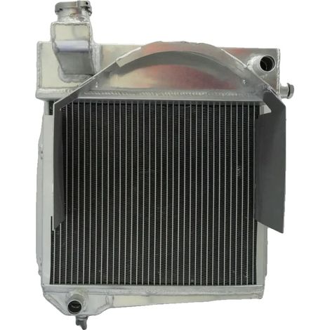 Radiador de aleación de aluminio, diseño de 2 filas, compatible con Austin Healey Sprite Bugeye, compatible con MG Midget -67, componente de reemplazo directo. (1/5)