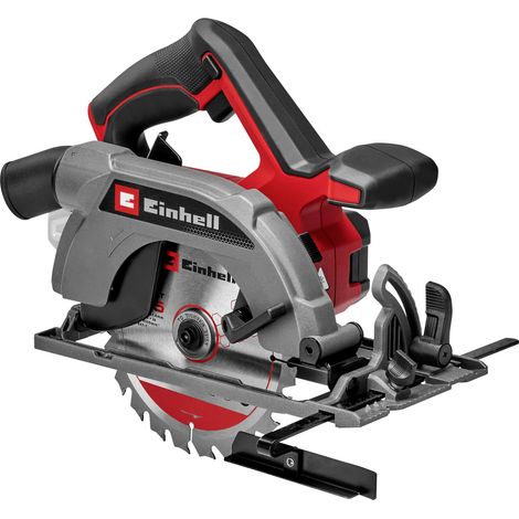 Einhell Akku-Handkreissäge TE-CS 18/165-2 Li - Solo Power X-Change (18 V, Ø 165 mm Sägeblatt, 57 mm Schnitttiefe, werkzeuglose Einstellung, LED, ohne Akku)