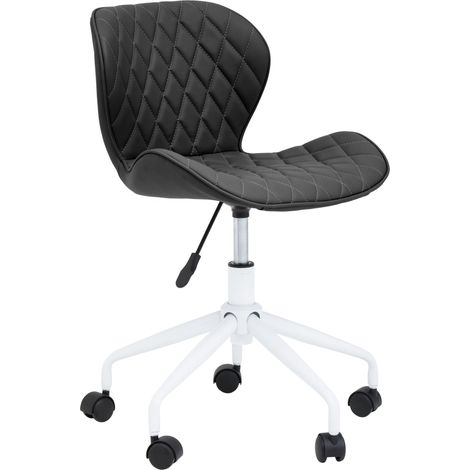 Premier Housewares Brent Black And White Home Office Chair (1/5)