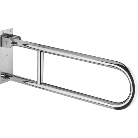 THIRARD - Barre de maintien rabattable, inox 304, longueur 700mm, Ø32mm, finition inox poli - THIRARD