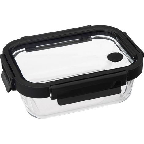 Glasbehälter für Lebensmittel mit luftdichtem Deckel, transparent (1/5)