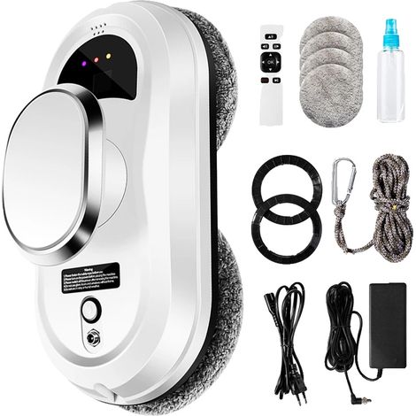 Robot limpiacristales, potencia de succión de 5600 Pa, control remoto, A-5600Pa (1/2)
