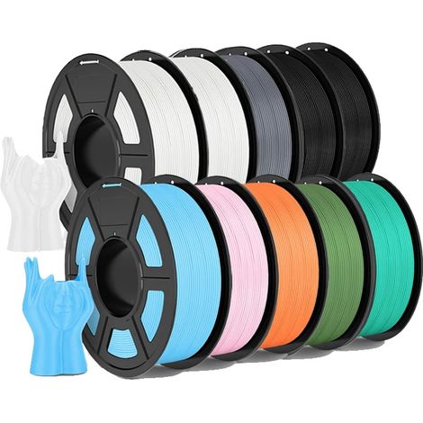 Filamento per stampante 3D, materiale PLA, stampa ad alta velocità, HSMPLA 10MIX2 (1/2)