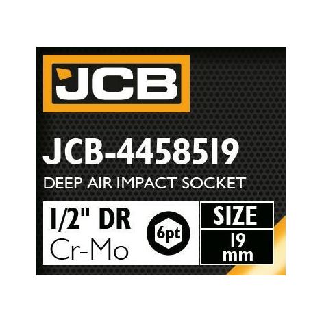 Adaptador de impacto profundo 1/2" 19mm (hexagonal de 6 caras)