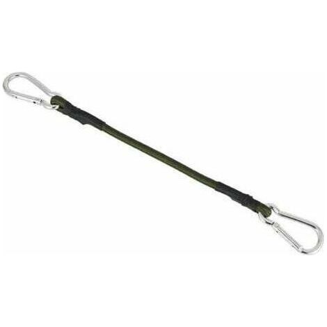 60cm Kit d'accessoires pour voile d'ombrage -tendeurs élastiques - Noir - Protection solaire - Fixation - Outils de montage,vert (1/4)
