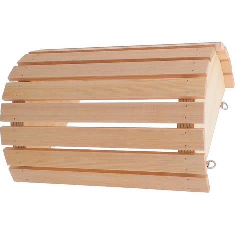 Abat-Jour en Lattes de Bois Khaki pour Sauna, Accessoire Élégant Anti- et Résistant aux Taches, pour Salle de Bain Spa et Ambiance Détente (1/5)