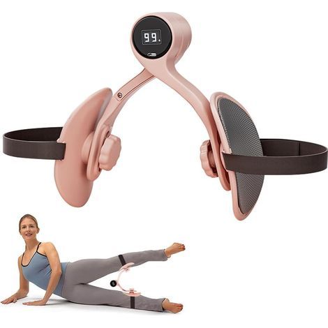 Entraîneur de Muscle Pelvien, Hip Trainer Exerciseur, Entraîneur de Cuisse avec Compteur & Réglage, Entraîneur de Hanches, Entraîneur du Périnée, Récupération Post-Partum(Purple) (1/5)